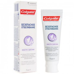 Зубная паста, Colgate (Колгейт) 75 мл Безопасное отбеливание забота о деснах