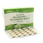 Витамин В6 Валериана+пустырник форте Мерцана, табл. д/рассас. №60